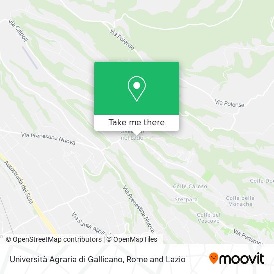 Università Agraria di Gallicano map