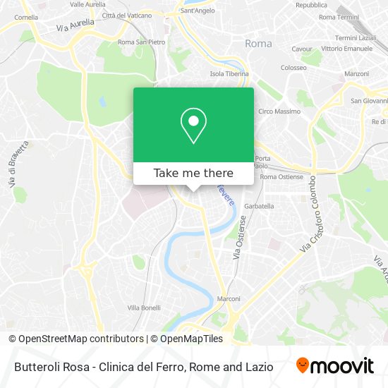 Butteroli Rosa - Clinica del Ferro map