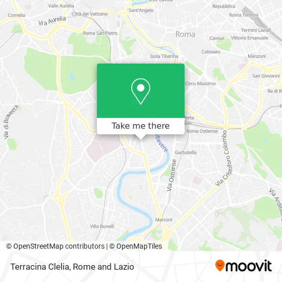 Clelia Terracina map
