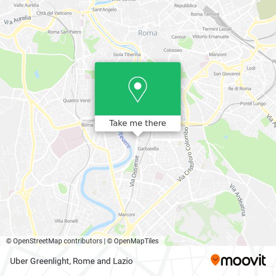 Uber Greenlight map