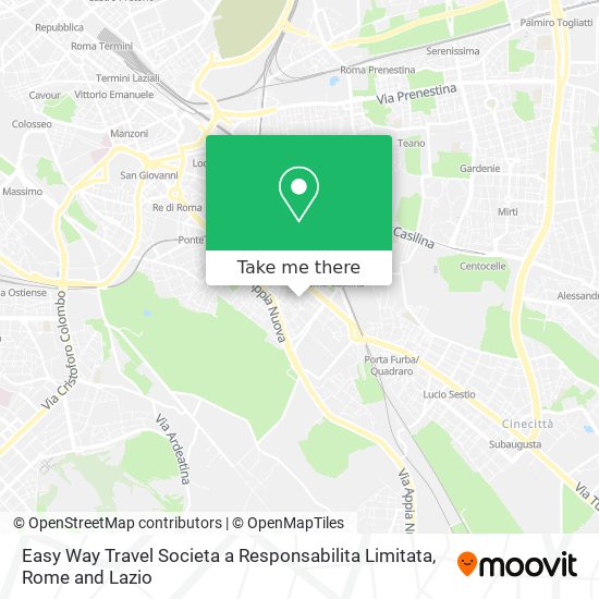 Easy Way Travel Societa a Responsabilita Limitata map