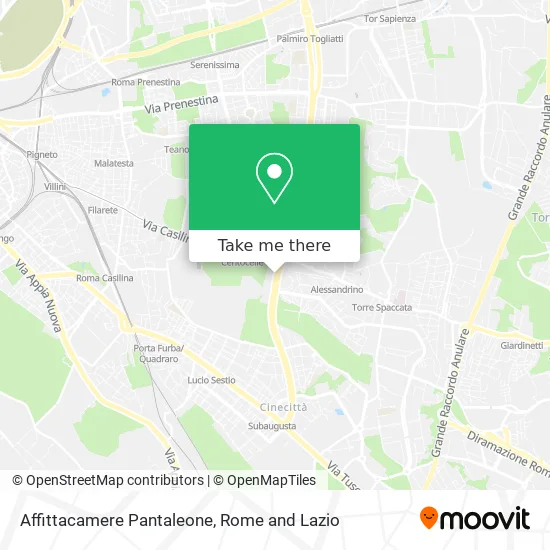 Pantaleone Bed and Breakfast map