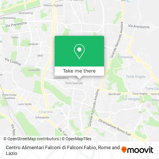 Centro Alimentari Falconi di Falconi Fabio map