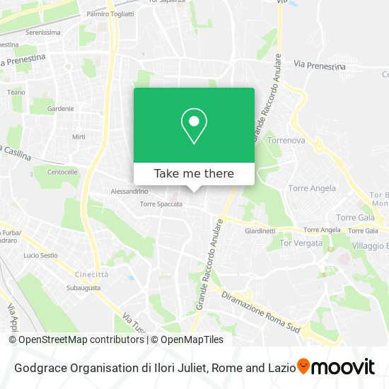 Godgrace Organisation di Ilori Juliet map