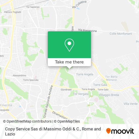 Copy Service Sas di Massimo Oddi & C. map