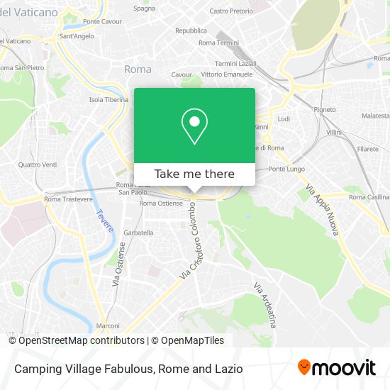 Camping Village Fabulous map
