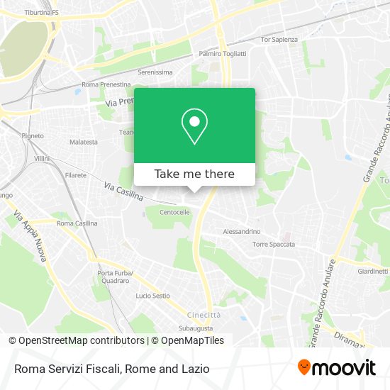 Roma Servizi Fiscali map