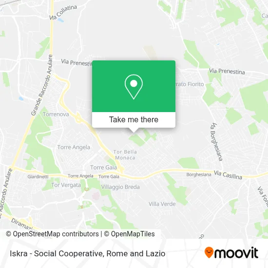 Iskra - Social Cooperative map