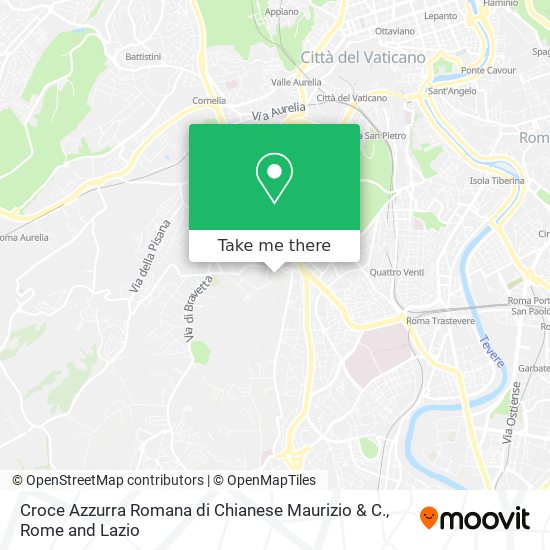 Croce Azzurra Romana di Chianese Maurizio & C. map