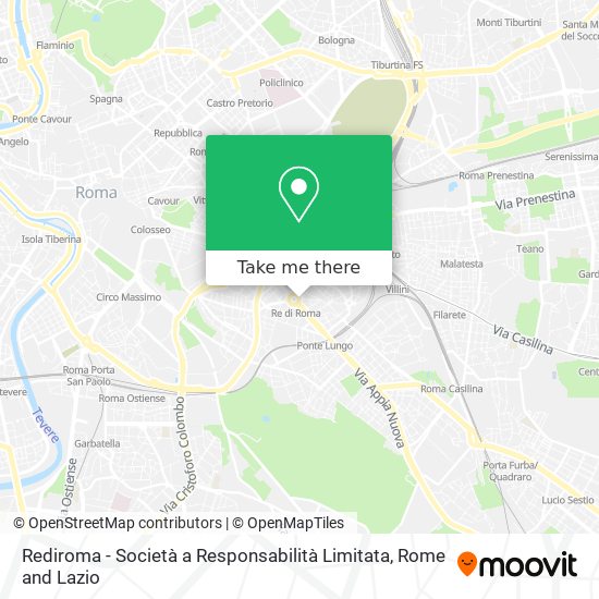 Rediroma - Società a Responsabilità Limitata map