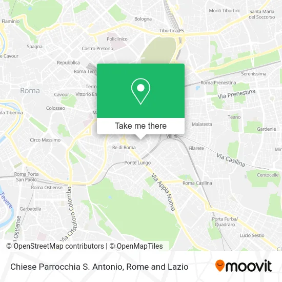 Saint Antonio Parish Church map