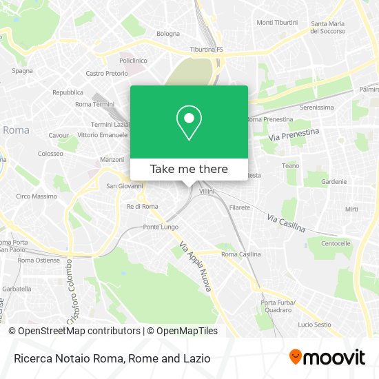 Ricerca Notaio Roma map