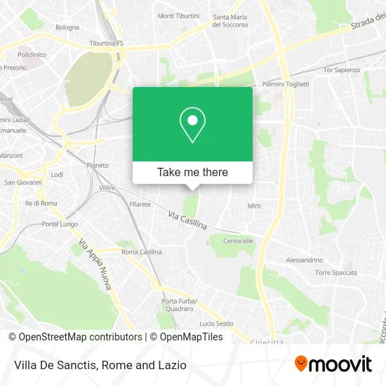 Villa De Sanctis map