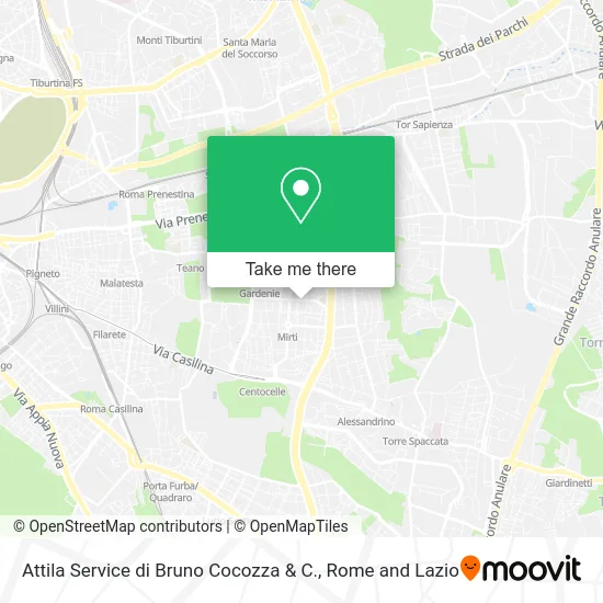 Attila Service by Bruno Cocozza & Co. map