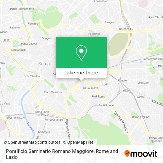 Pontificio Seminario Romano Maggiore map