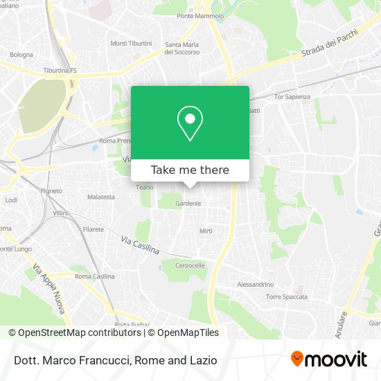 Dott. Marco Francucci map