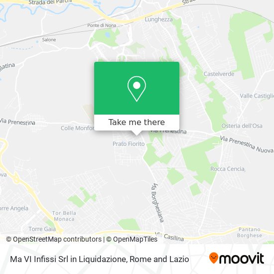 Ma VI Infissi Srl in Liquidazione map