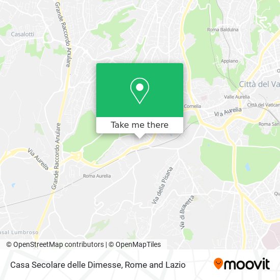 Casa Secolare delle Dimesse map