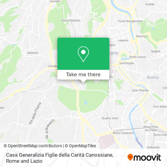 Casa Generalizia Figlie della Carità Canossiane map