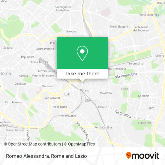 Romeo Alessandra map