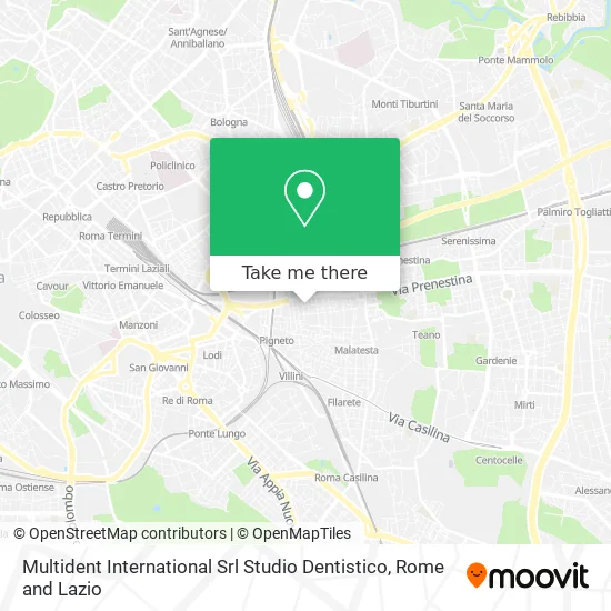 Multident International Srl Dental Studio map