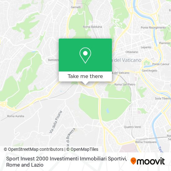 Sport Invest 2000 Investimenti Immobiliari Sportivi map