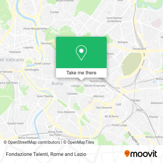Talenti Foundation map
