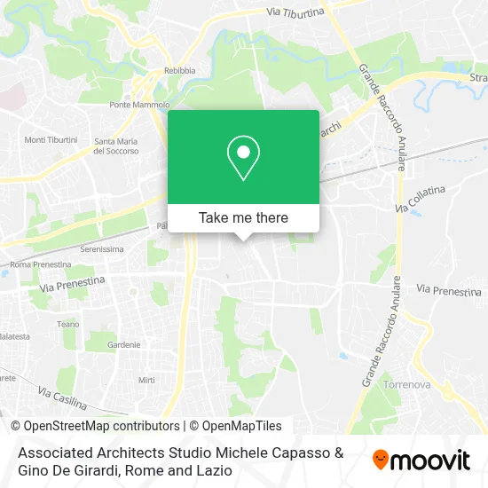 Associated Architects Studio Michele Capasso & Gino De Girardi map