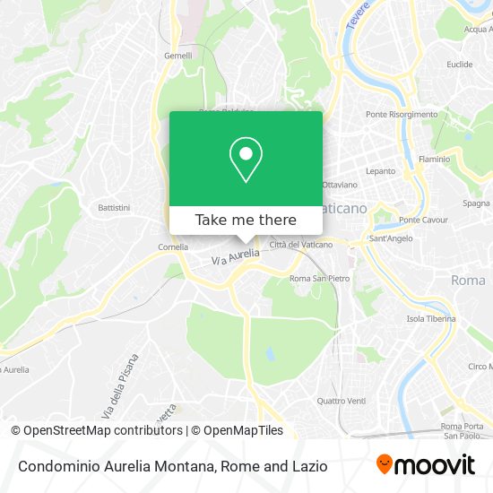 Condominio Aurelia Montana map