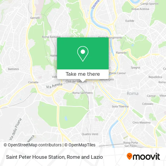 Saint Peter House Station map