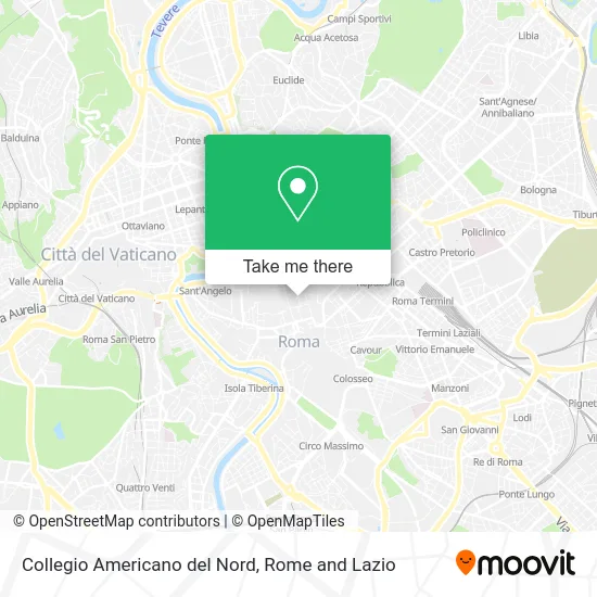 American College of the North map