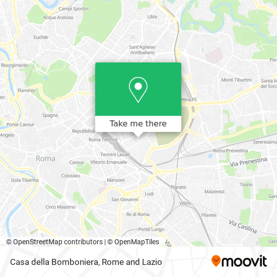 Casa della Bomboniera map