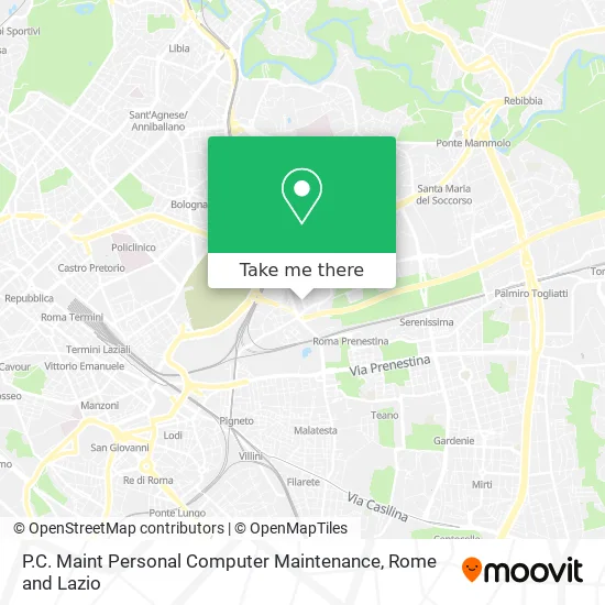 P.C. Maint Personal Computer Maintenance map