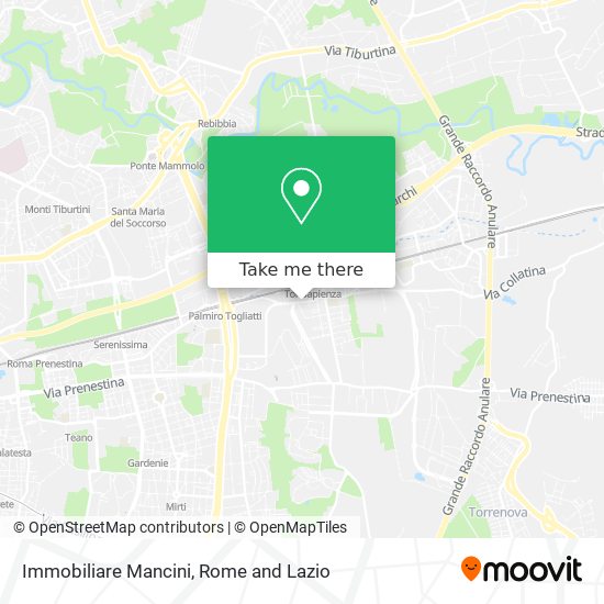Immobiliare Mancini map