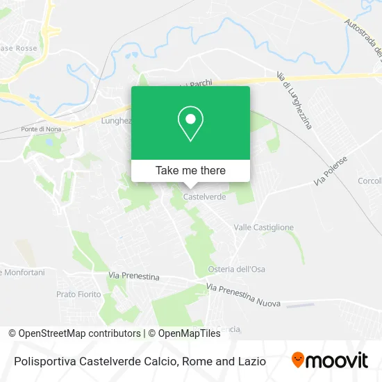 Castelverde Sports Club Football map