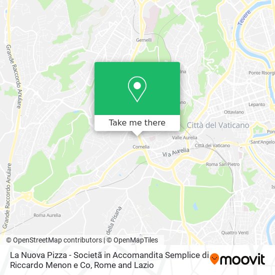 La Nuova Pizza - Societã in Accomandita Semplice di Riccardo Menon e Co map