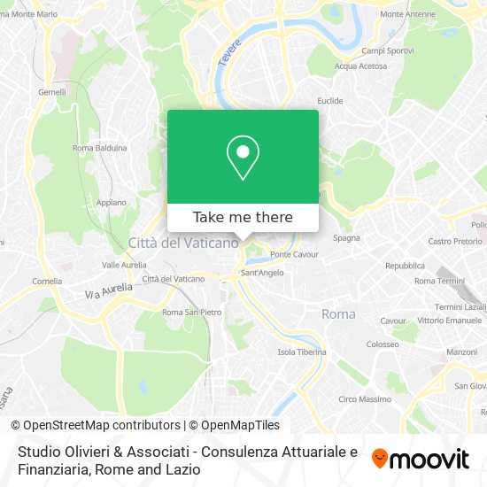 Studio Olivieri & Associati - Consulenza Attuariale e Finanziaria map