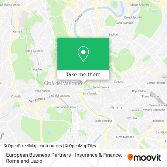 European Business Partners - Insurance & Finance map