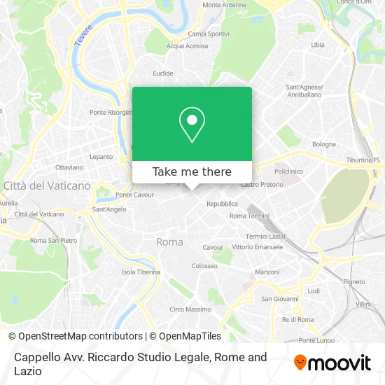 Cappello Legal Studio by Avv. Riccardo map