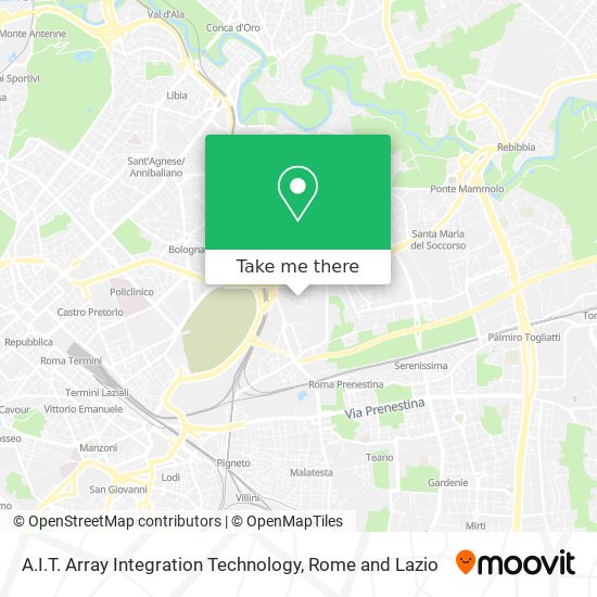 A.I.T. Array Integration Technology map