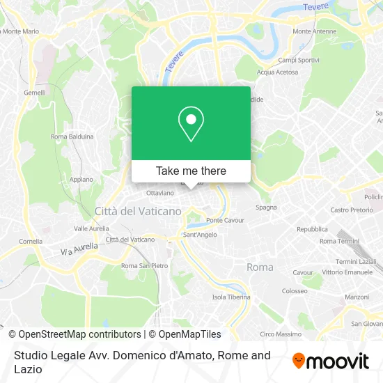 Legal Studio of Lawyer Domenico d'Amato map