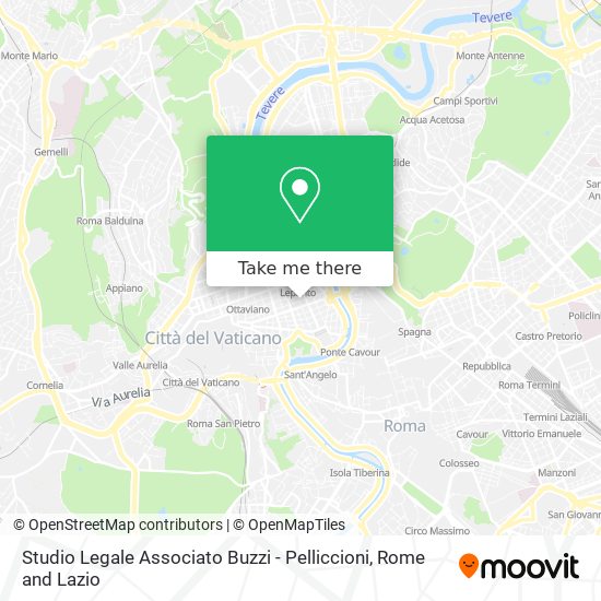 Studio Legale Associato Buzzi - Pelliccioni map
