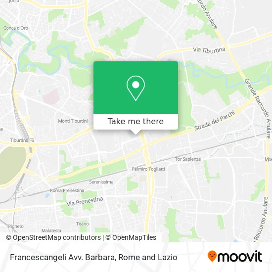 Lawyer Barbara Francescangeli map