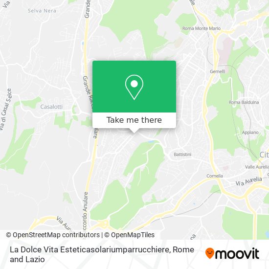 La Dolce Vita Esteticasolariumparrucchiere map