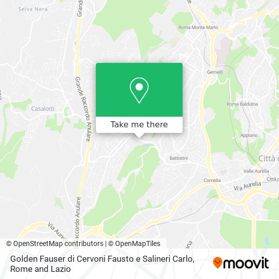 Golden Fauser di Cervoni Fausto e Salineri Carlo map