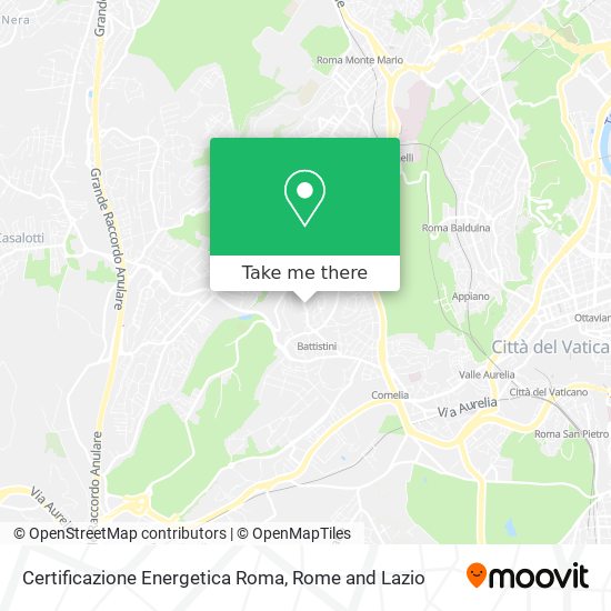 Certificazione Energetica Roma map