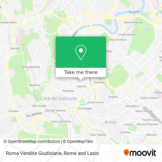 Roma Vendite Giudiziarie map