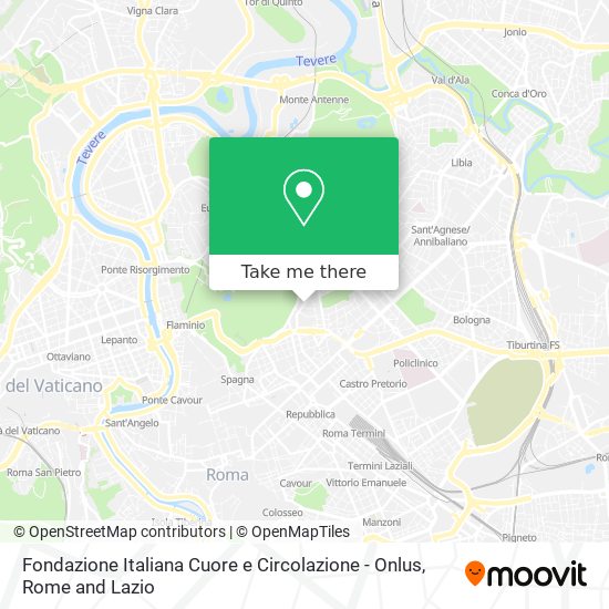 Fondazione Italiana Cuore e Circolazione - Onlus map