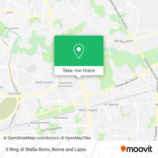 Il Ring di Stella Romi map