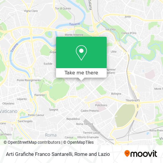 Arti Grafiche Franco Santarelli map